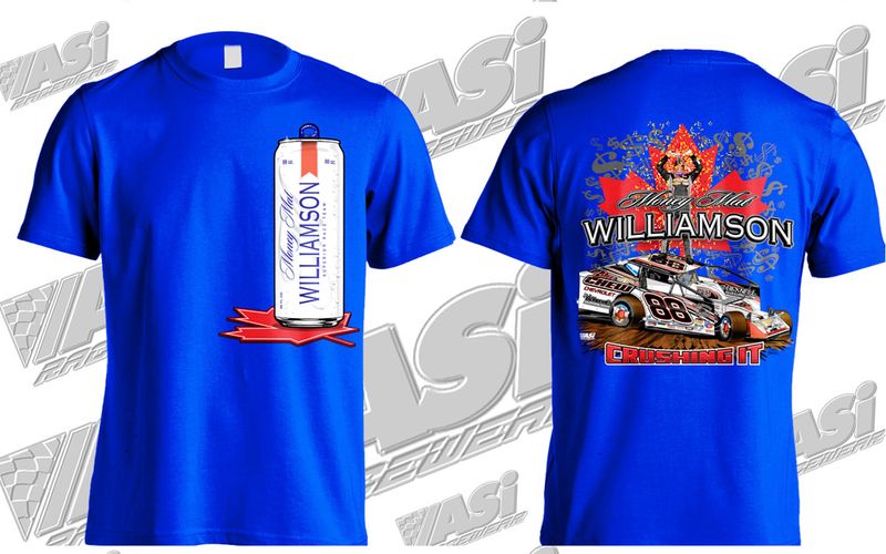Mat Williamson Crush Royal Blue Tee