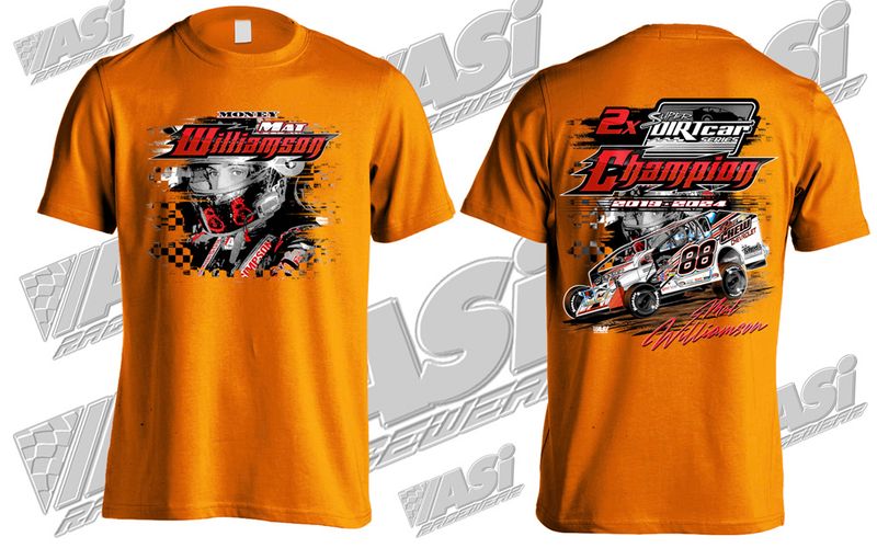 Mat Williamson 2x Champ Orange Tee