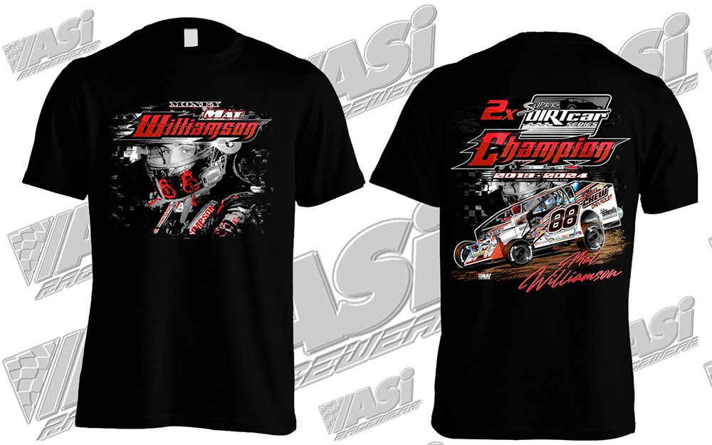Mat Williamson 2x Champ Black Tee