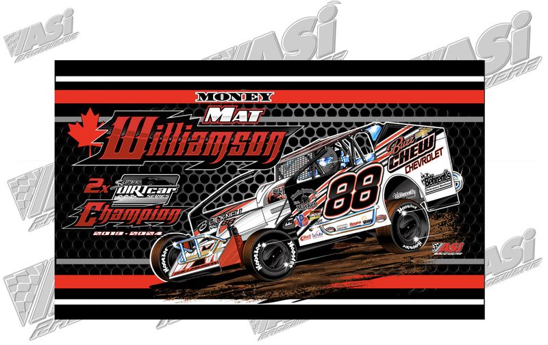 Mat Williamson Full 3 x 5 Ft Flag