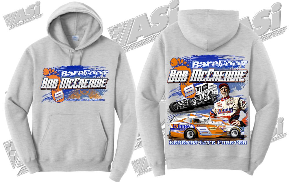 BOB MCCREADIE - Legend Tee - Ash Grey