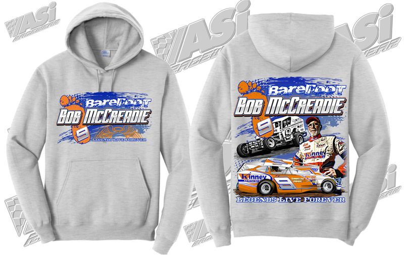 BOB MCCREADIE - Legend Tee - Ash Grey