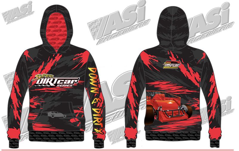 Super Dirt Car - Sublimated Dry Fit Hoodie