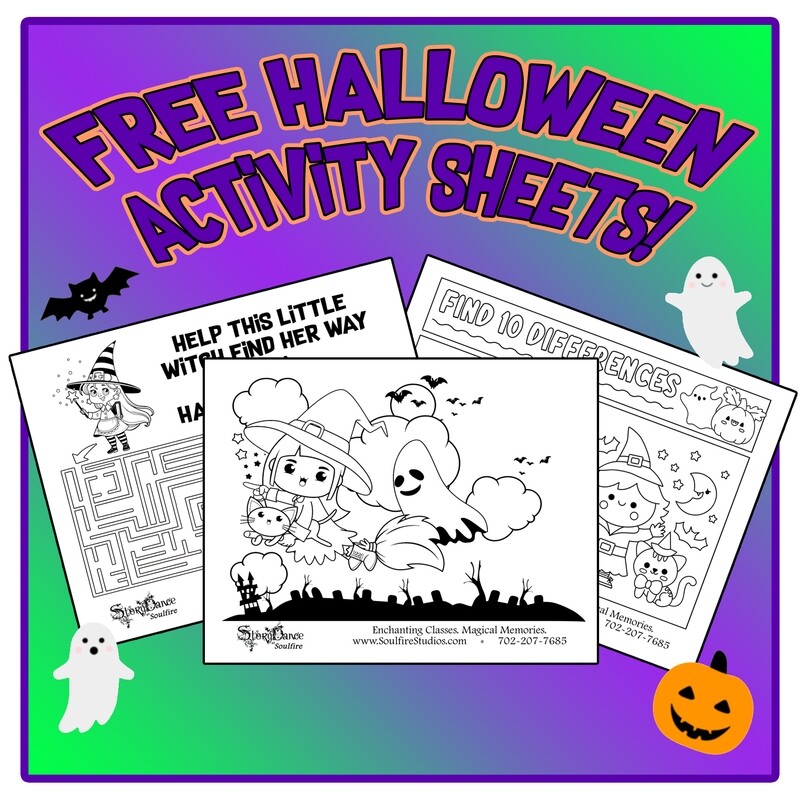 Free Halloween Activity Sheets!