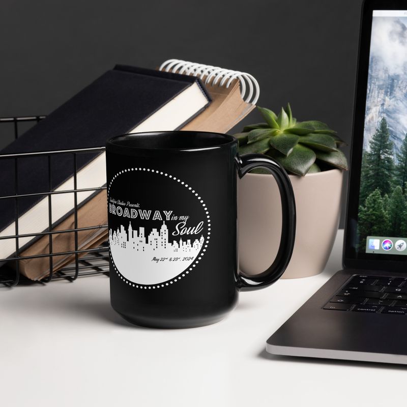 2024 Broadway In My Soul Black Glossy Mug