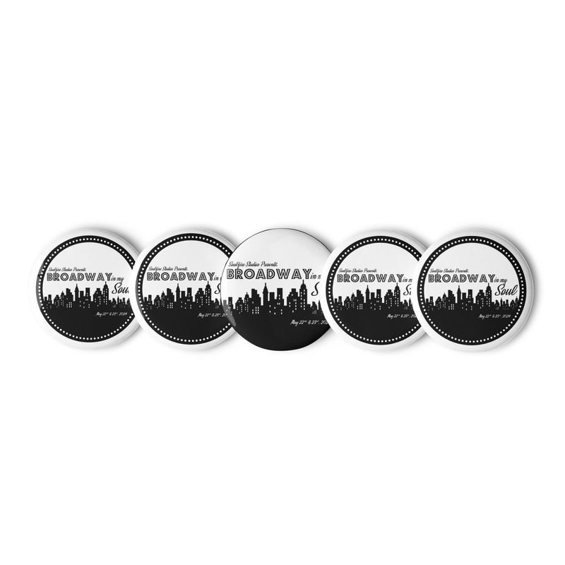 2024 Broadway In My Soul Set of pin buttons