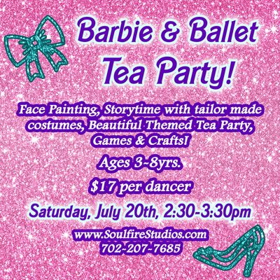 Barbie & Ballet Mini Camp & Tea Party