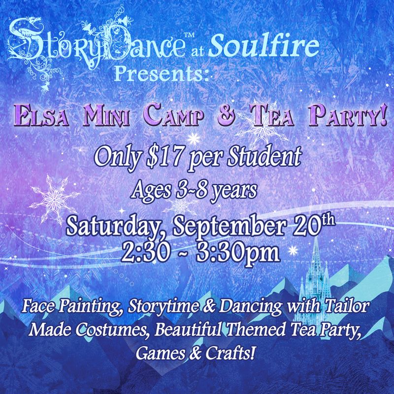September 20 Elsa Mini Camp & Tea Party