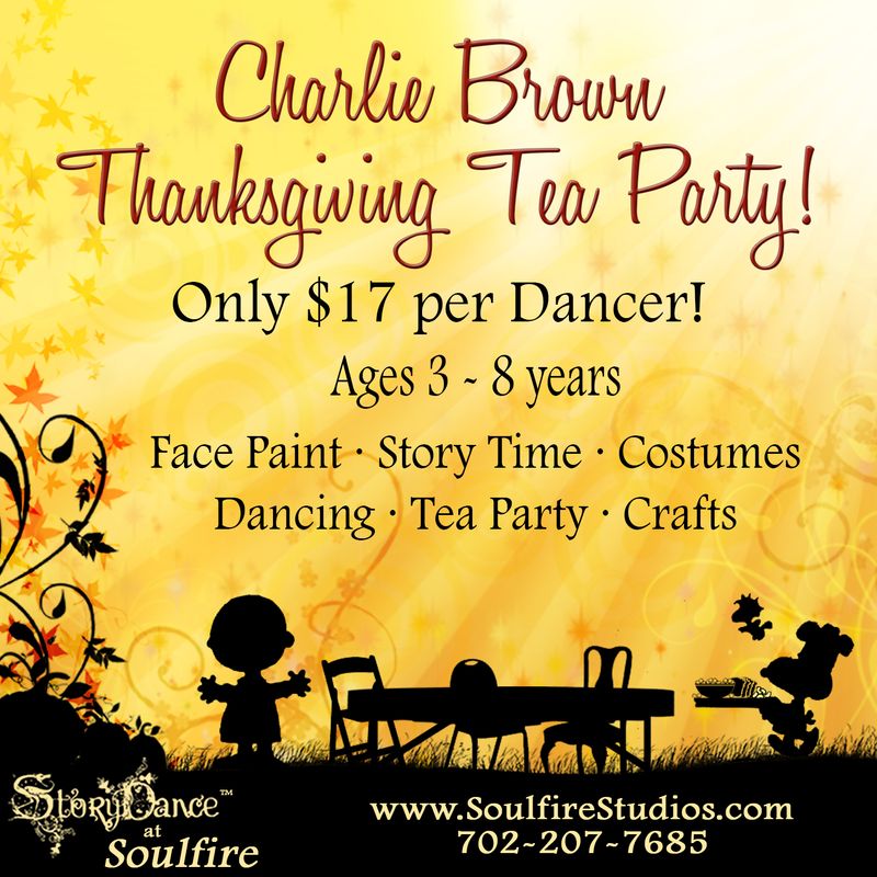 Charlie Brown Thanksgiving Tea Party