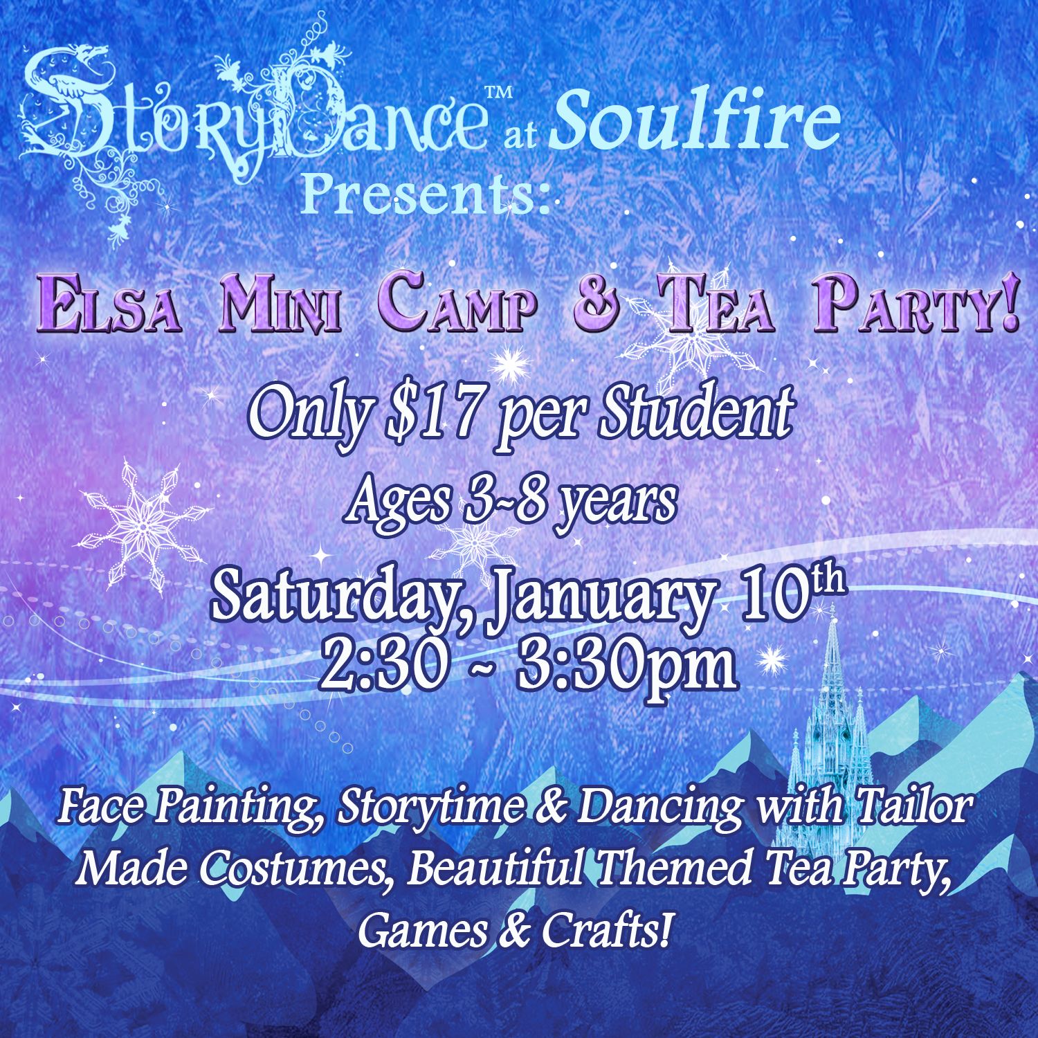 Elsa Mini Camp & Tea Party