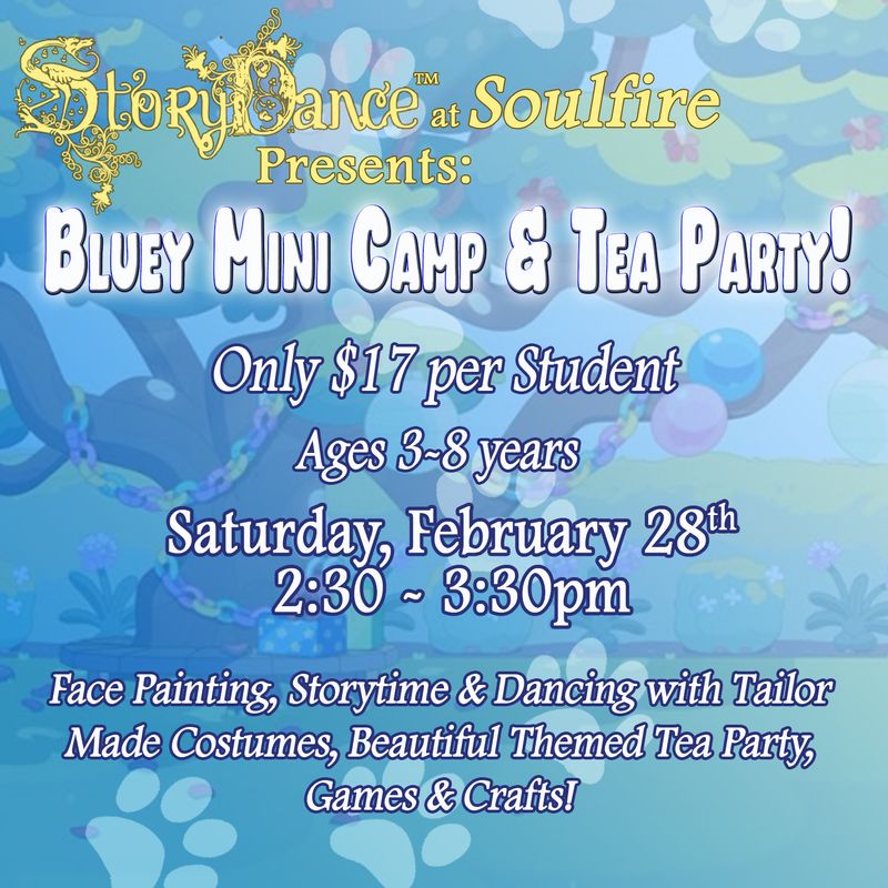 Bluey Mini Camp & Tea Party