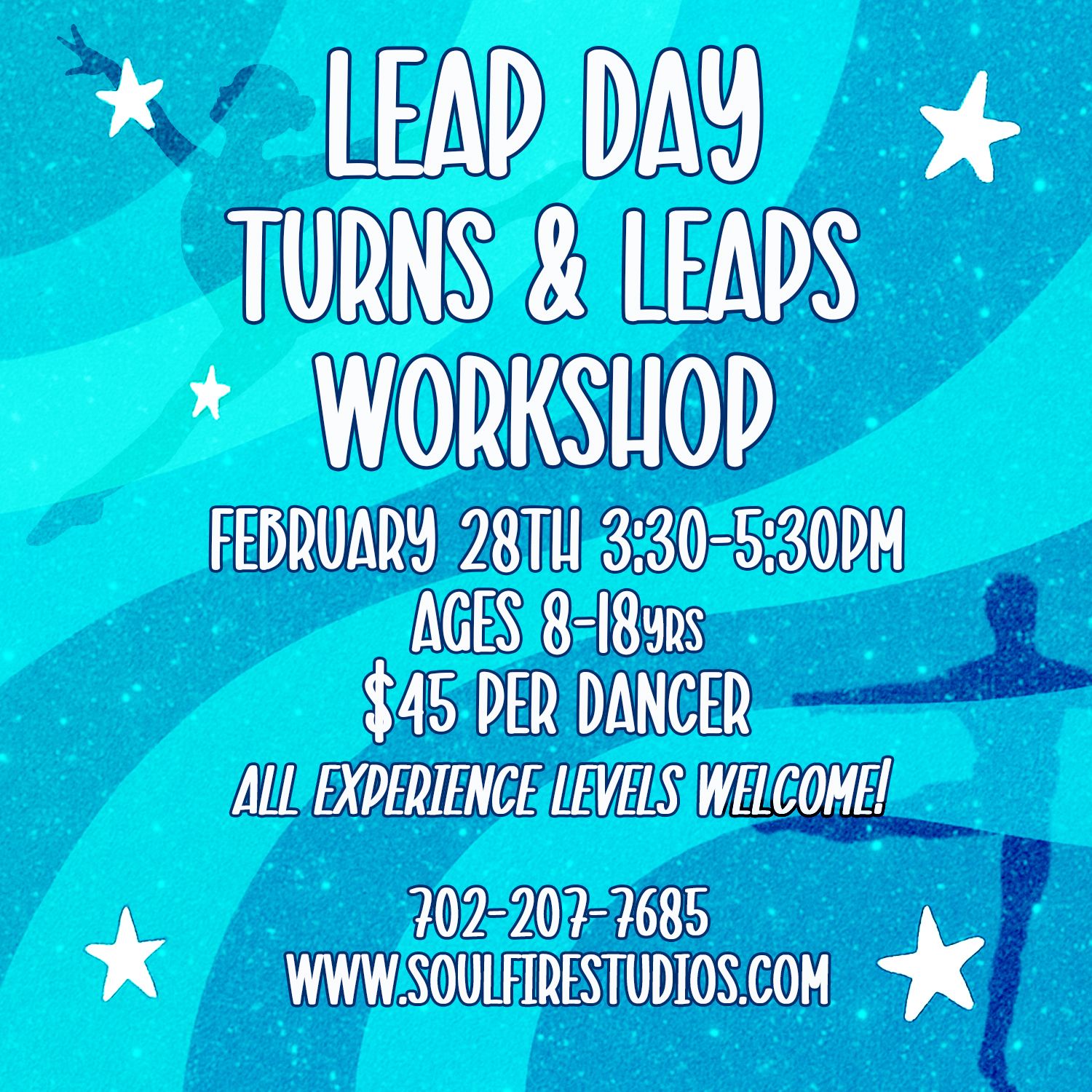 Leap Day - Leaps & Turns Workshop 8-16yrs.