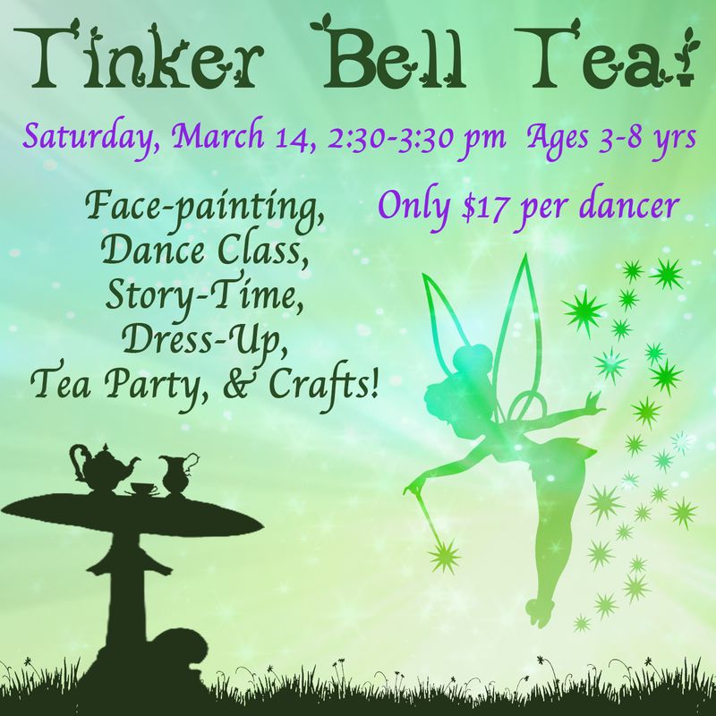 Tinker Bell Tea 3-8yrs.