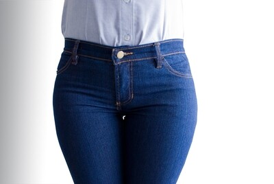 Pantalón Blue Jeans Para Damas Modelo Mar