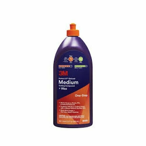3M ONE-STEP RUBBING + WAX