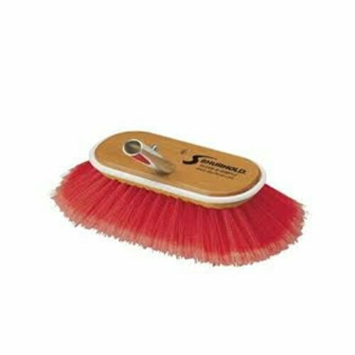 DECK BRUSH SOFT 6IN ROJO