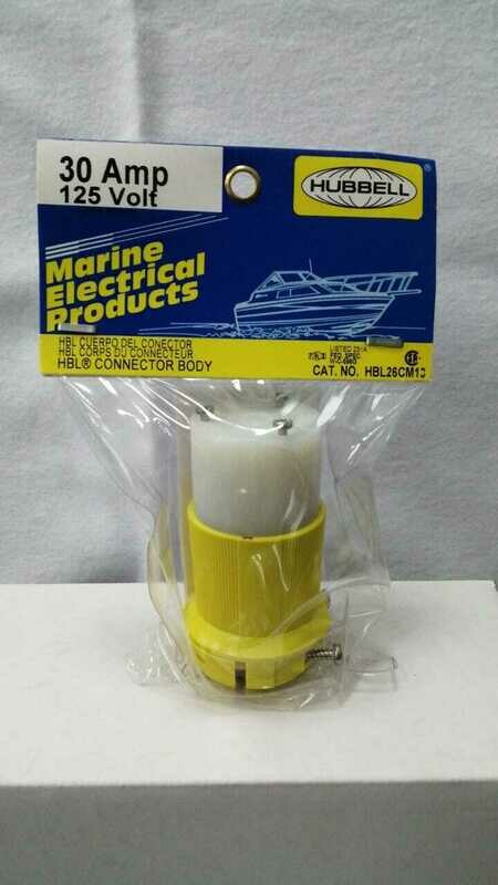 HUBELL CONNECTOR 30AMP 125VOL