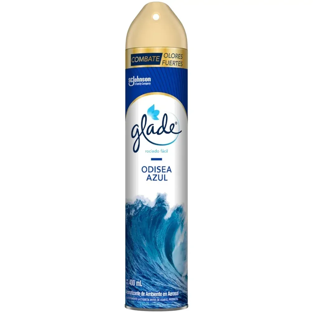 Aerosol Glade® Odisea Azul (400 mL)