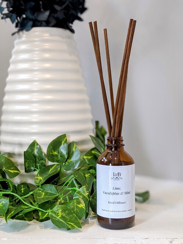 Lime, Eucalyptus &amp; Mint Reed Diffuser