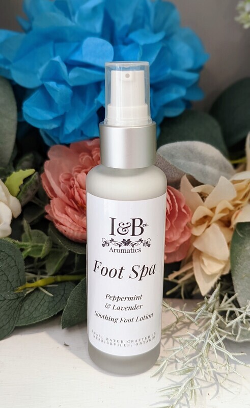 Foot Spa - Peppermint & Lavender Soothing Foot Lotion