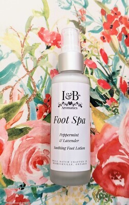 Foot Spa - Peppermint & Lavender Soothing Foot Lotion