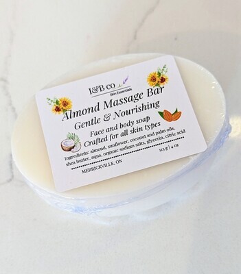 Almond Massage Soap Bar