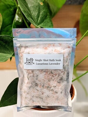 Single Shot Bath Soak - Luxurious Lavender