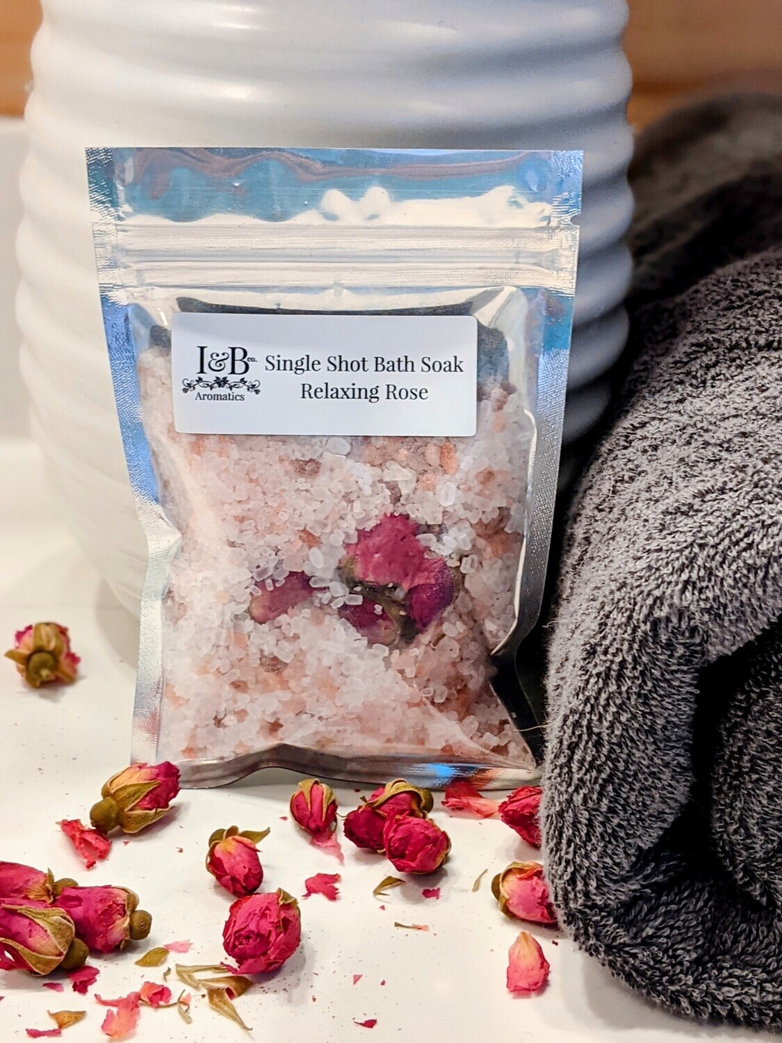 Single Shot Bath Soak - Relaxing Rose