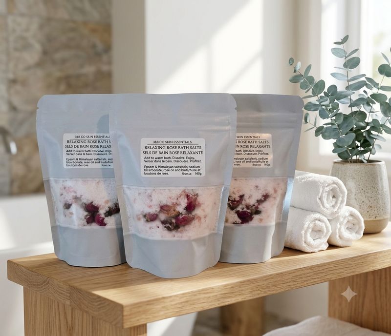 Sels de bain Rose relaxante