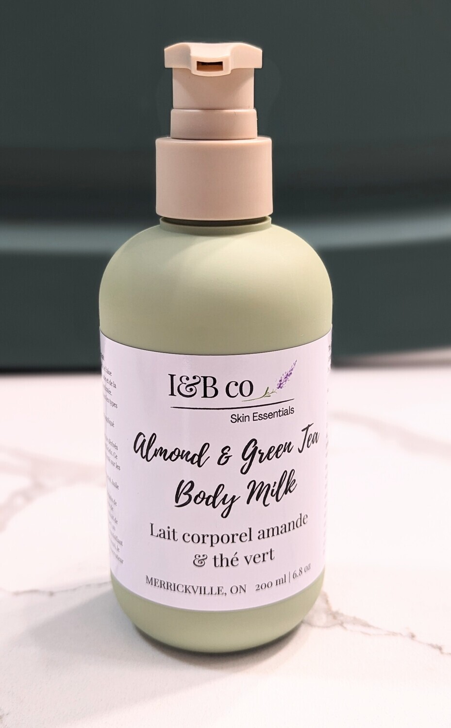 Lait corporel amande &amp; thé vert