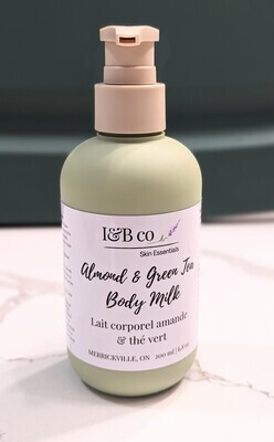 Lait corporel amande &amp; thé vert