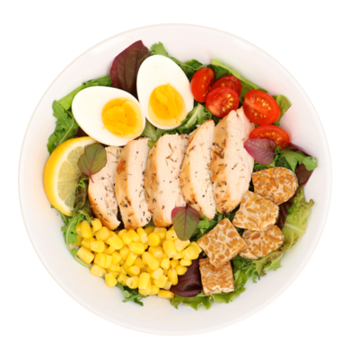 Thyme Lemon Chicken with GreenBugs' Signature Salad Mix