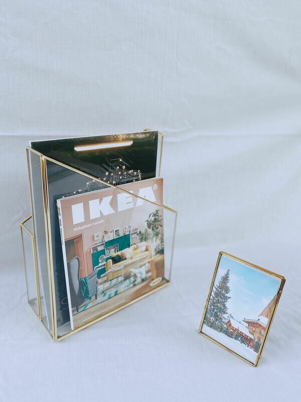 CUSTOMIZED GOODS (Ukuran &amp; Bentuk) | Brass Storage Dekorasi Rumah Estetik Kotak Vas Hiasan Terrarium