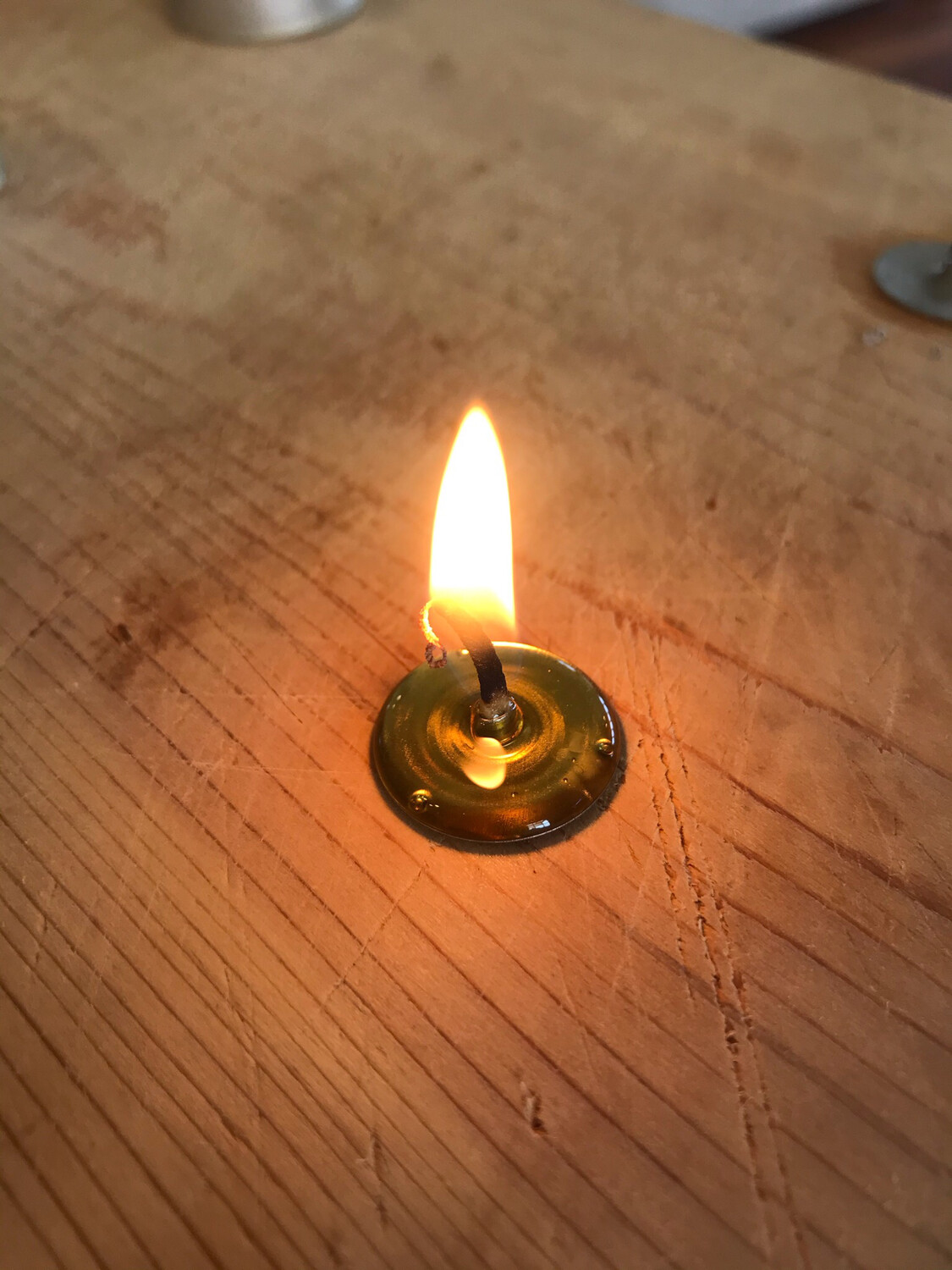 Beeswax Candle Pillar 10cm 2pcs #8