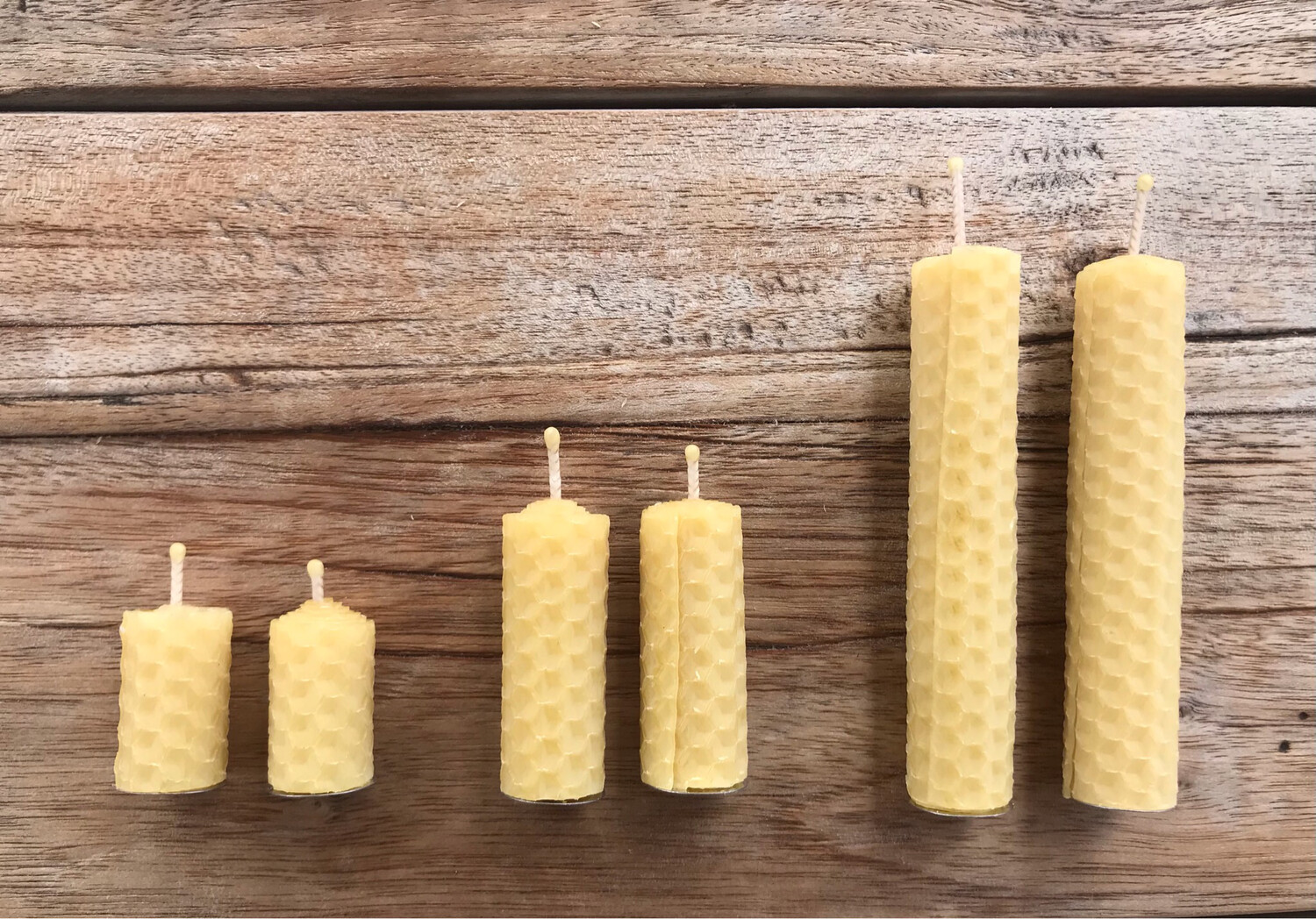 Beeswax Candle Pillar 5cm 3pcs #9