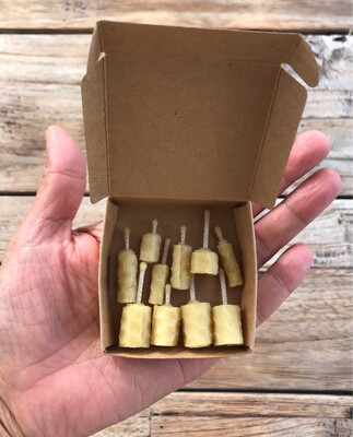Beeswax Candle Tiny Set  #11