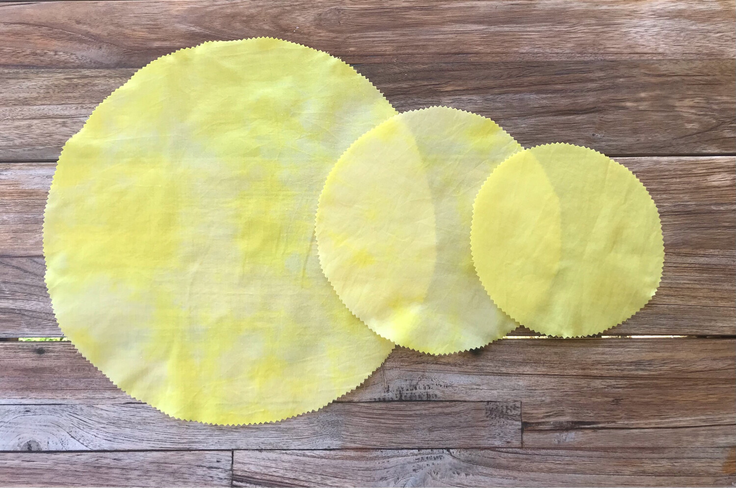 Beeswax Food Wraps Round Shape