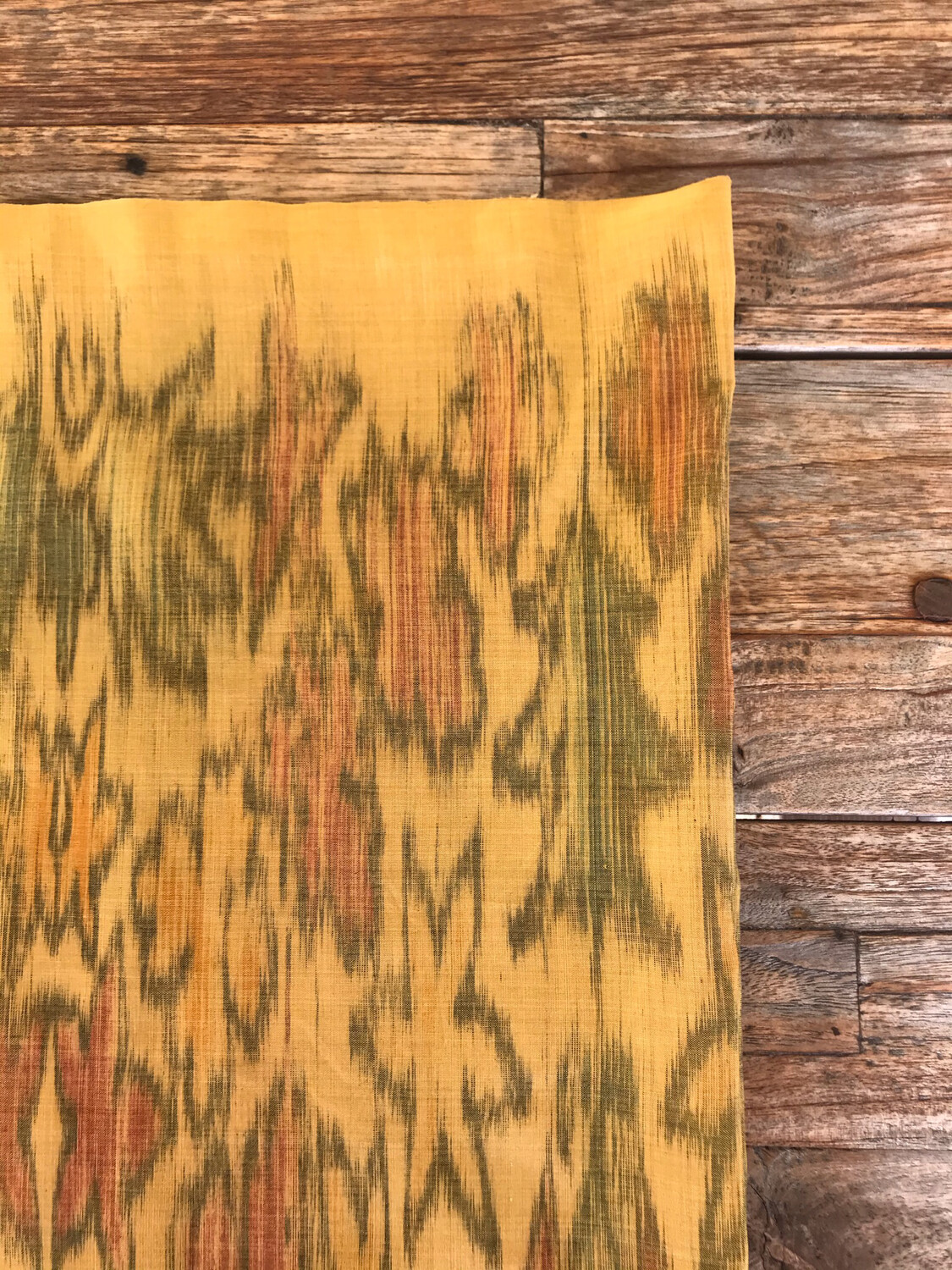 Furoshiki Wrap - Ikat Mustard Yellow  #2
