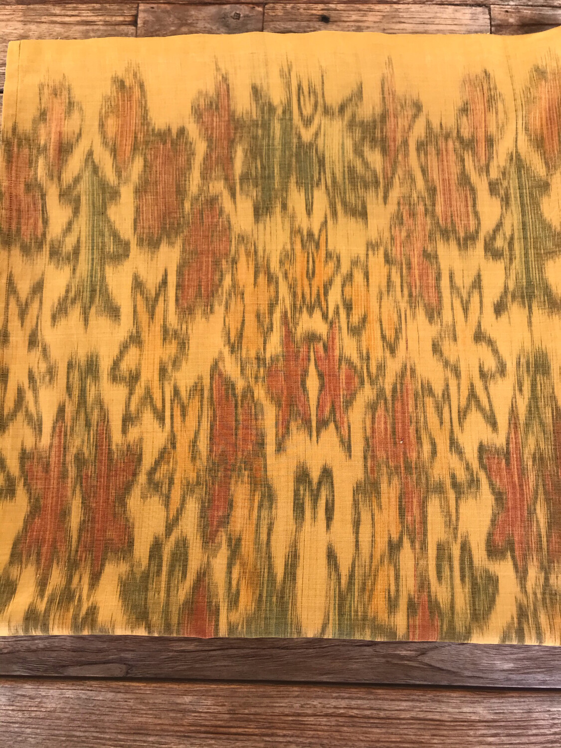 Furoshiki Wrap - Ikat Mustard Yellow  #2