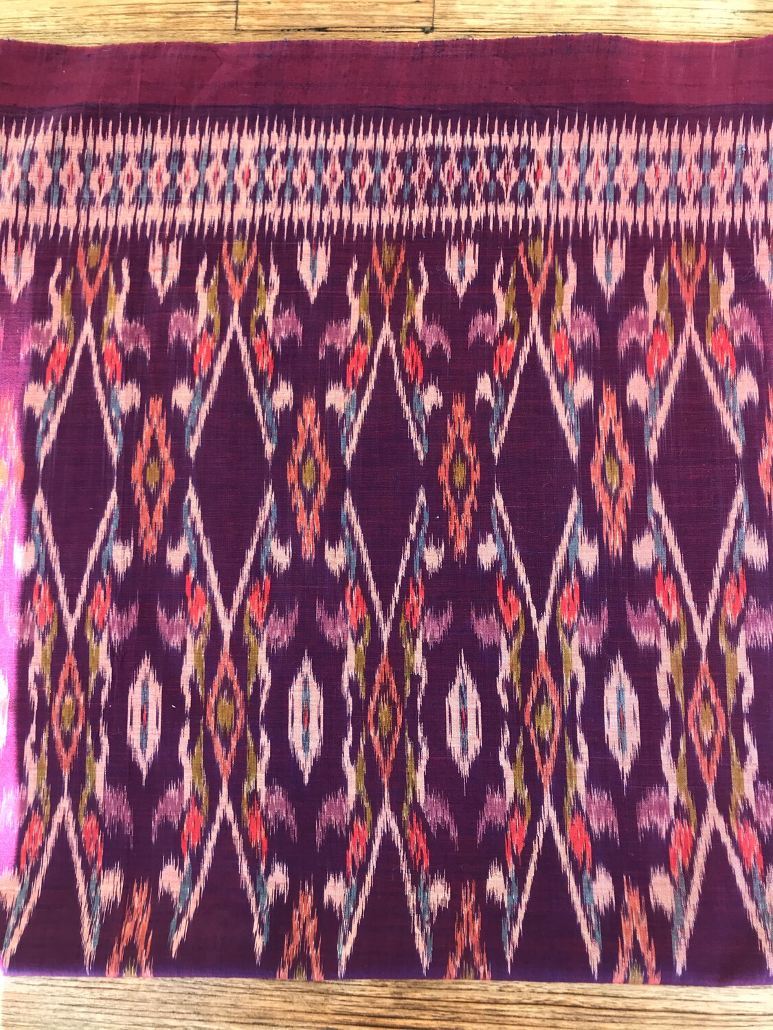 Furoshiki Wrap Large - Ikat Purple #1