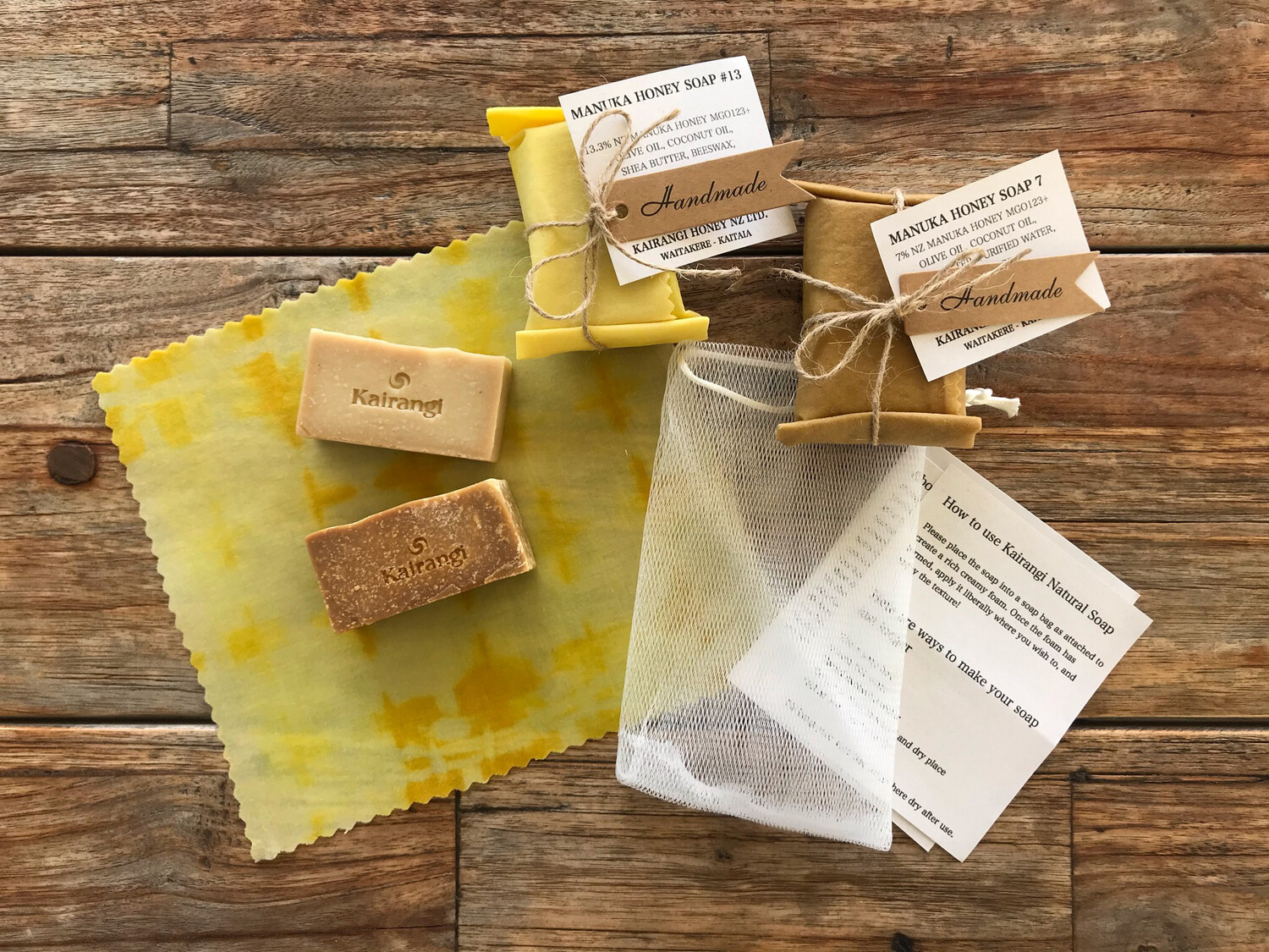 Manuka &amp; Native Bush Honey Soap 13.3% Goat Milk