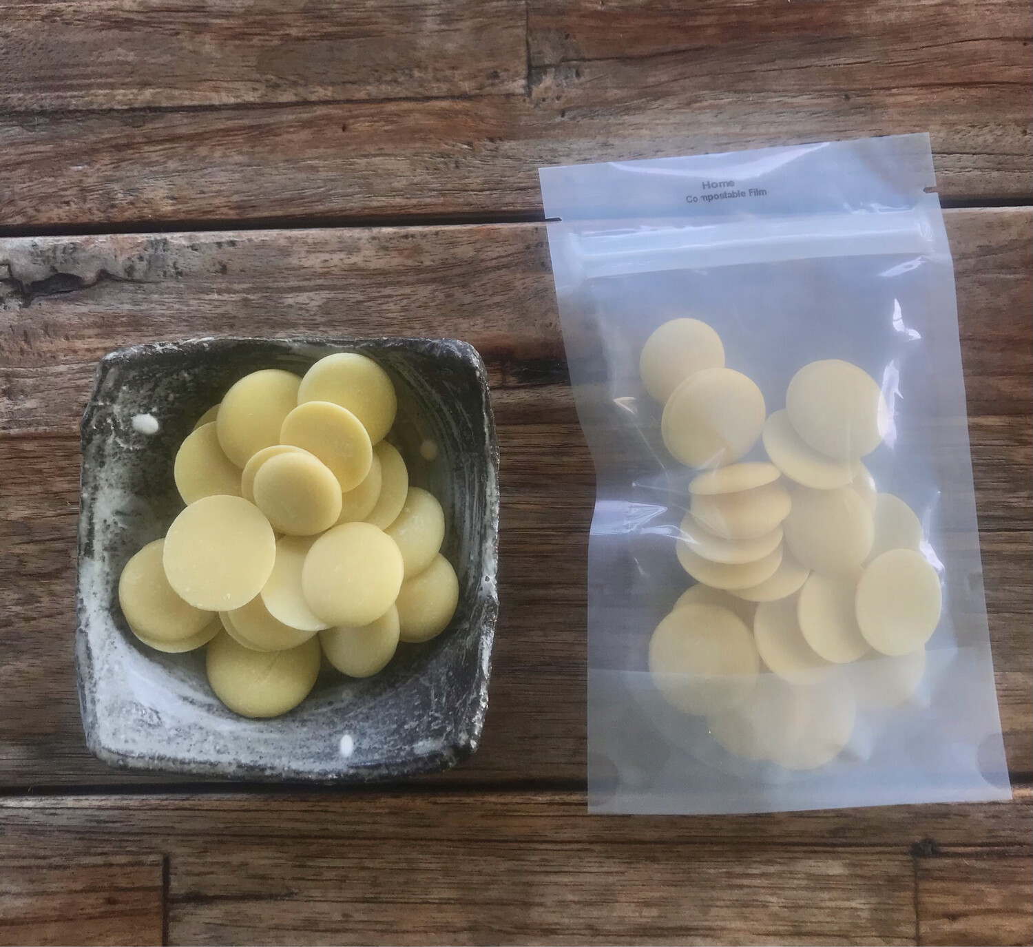 Organic Cocoa Butter Pellets 50g