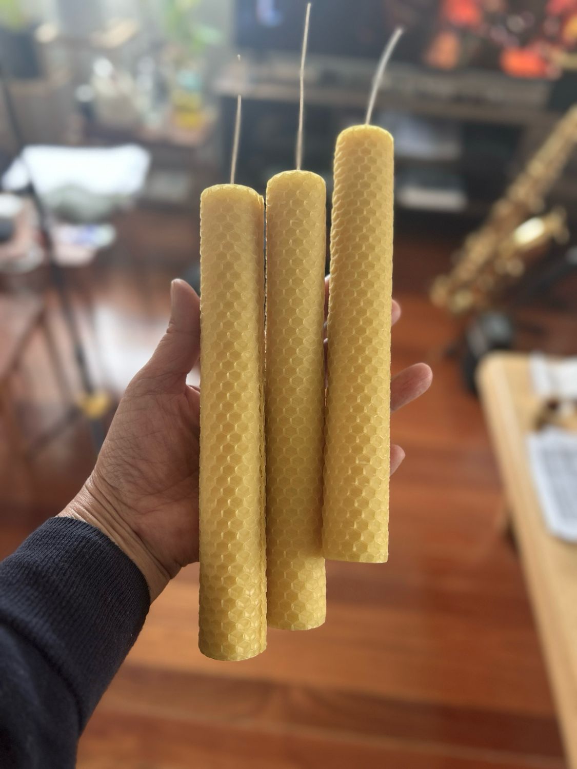 Beeswax Candle 21cm
