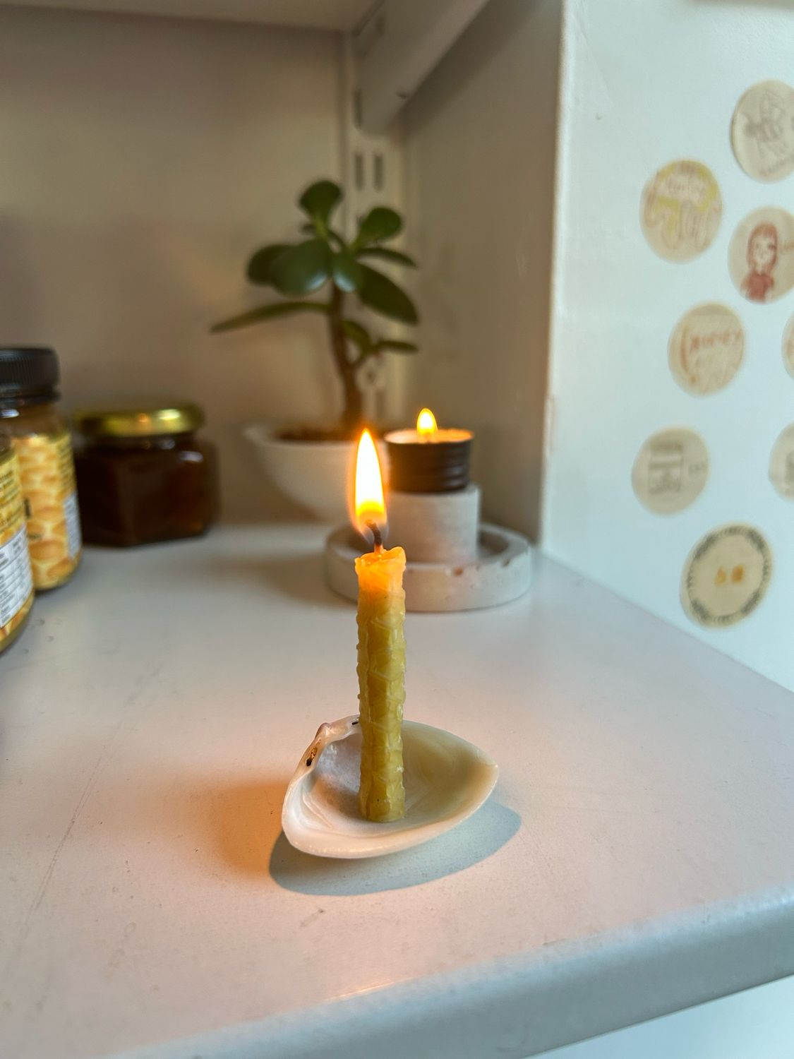 Meditation Beeswax Candle 10mins Burn time 20pcs