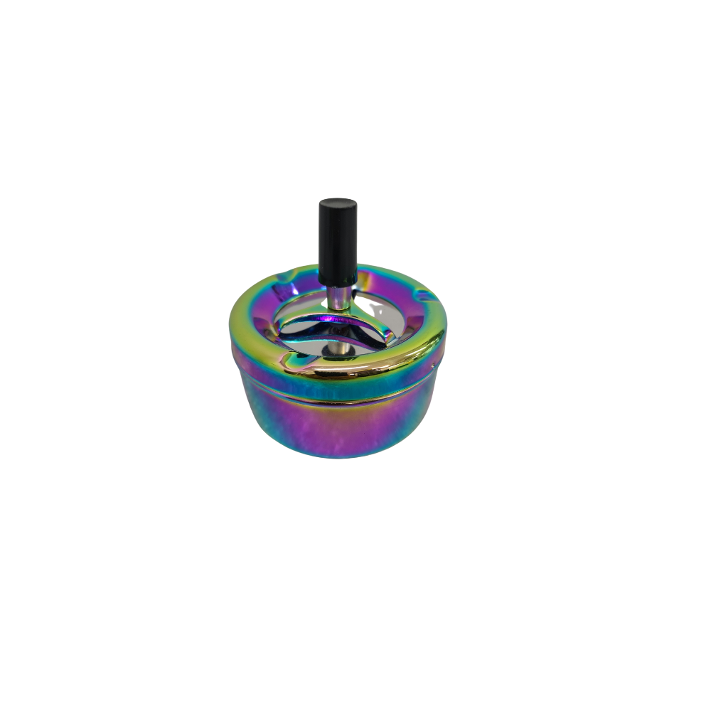 Rainbow Metal Ashtray