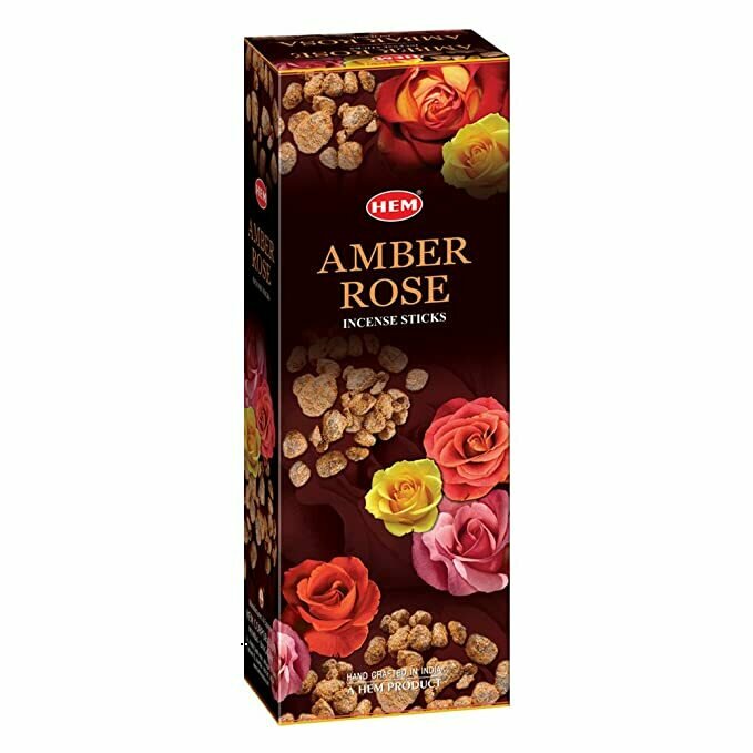 Hem Amber Rose Incense Sticks