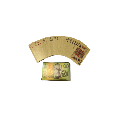Gold Money Playing Cards