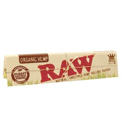Raw Organic Hemp King Size Rolling Papers