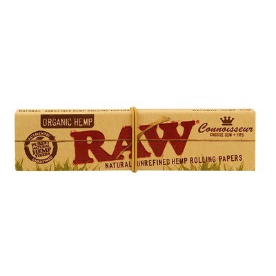Raw Organic Hemp King Size With Tips