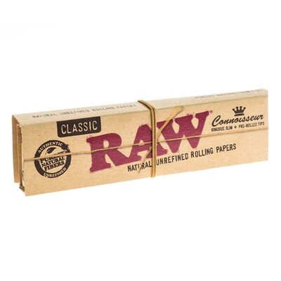 Raw King Size With Prerolled Tips